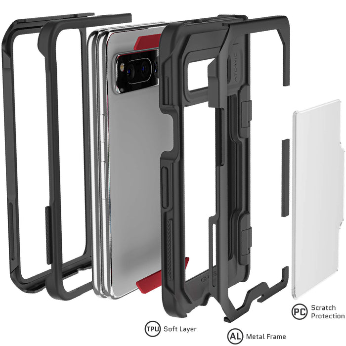 Google Pixel Fold Case Black Shockproof