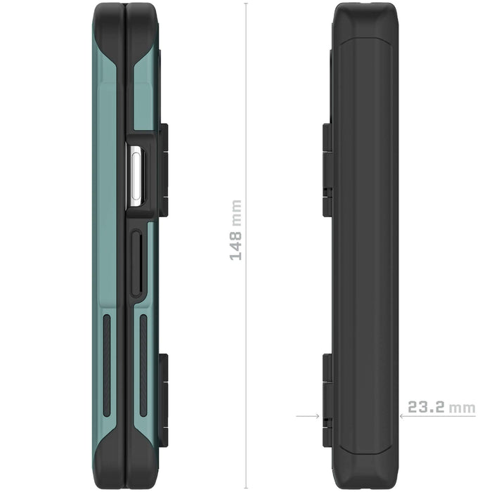 Green Pixel Fold Case