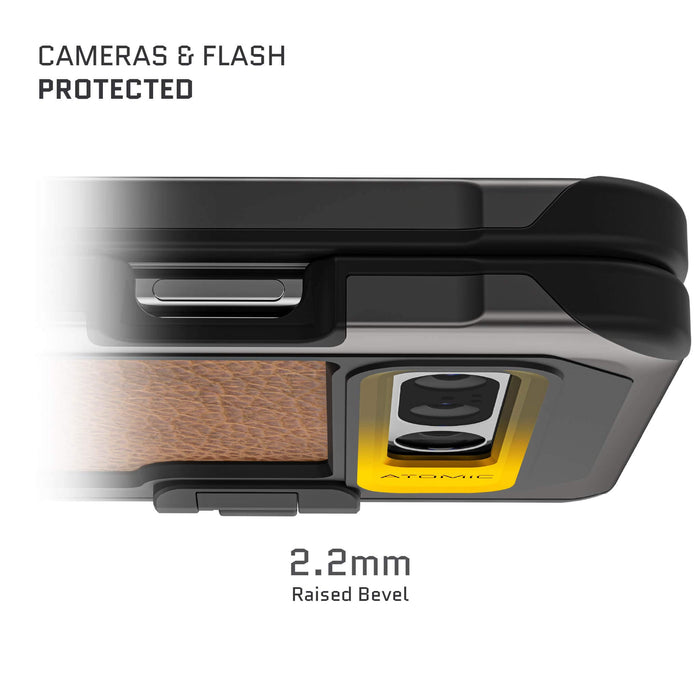 Google Pixel Fold Case Brown Leather