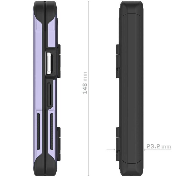 Purple Pixel Fold Case