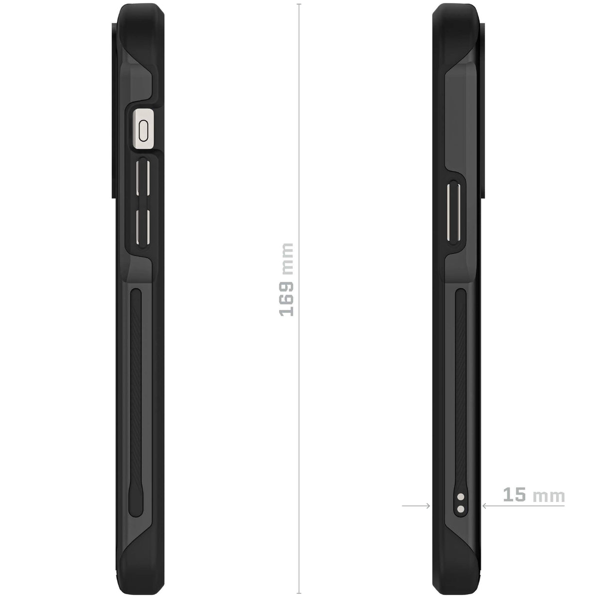 MagSafe Apple iPhone 15 Pro Clear Case Black