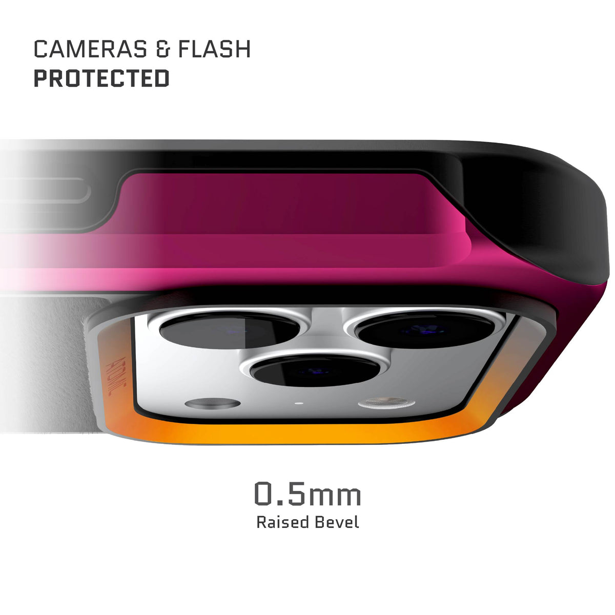 iPhone 18 Pro Case Pink MagSafe Aluminum Metal Bumper Clear Protective Phone Cover