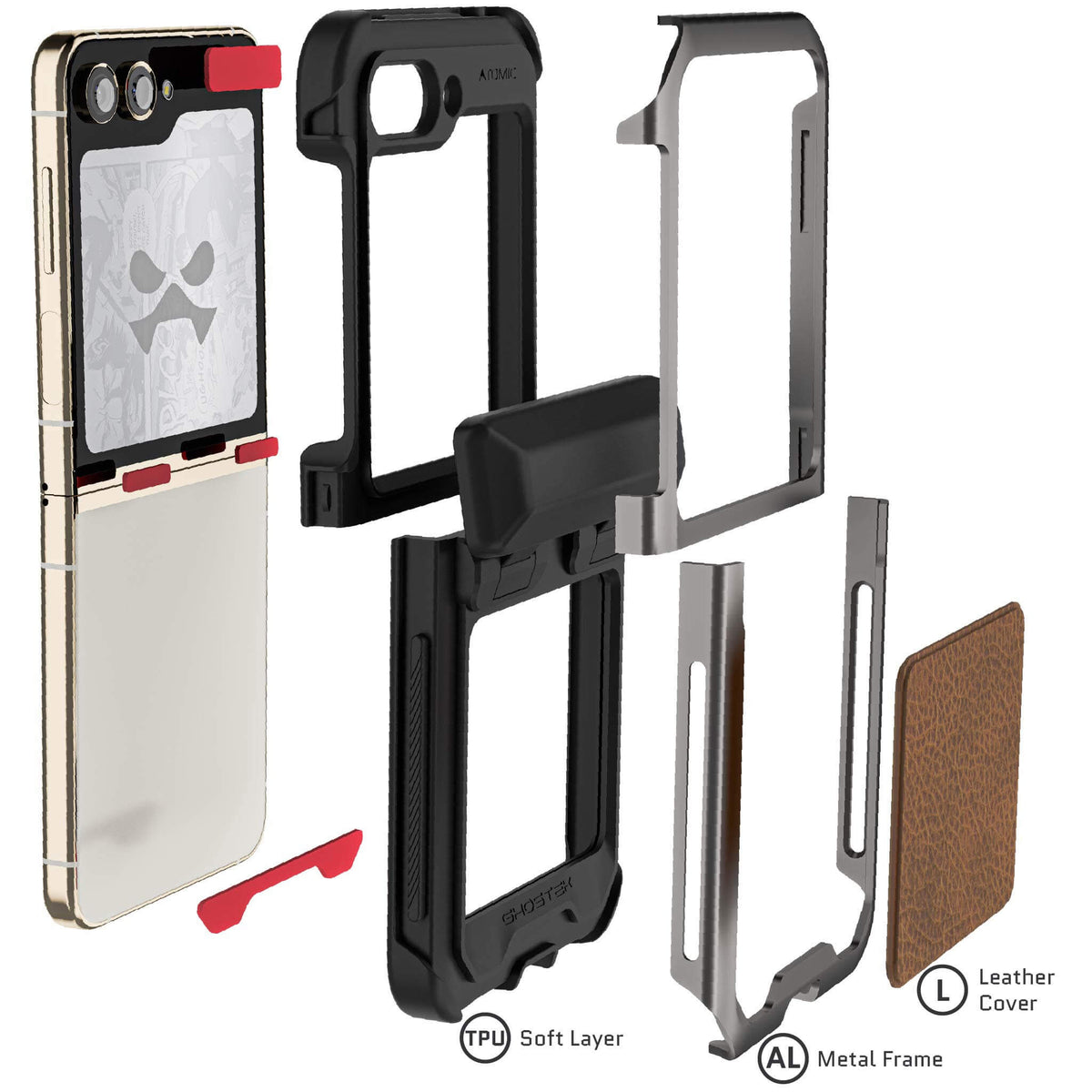 Samsung Galaxy Flip 5 Case Gunmetal