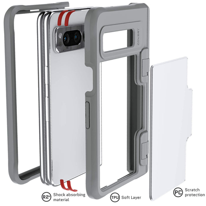 Pixel Fold Case Gray