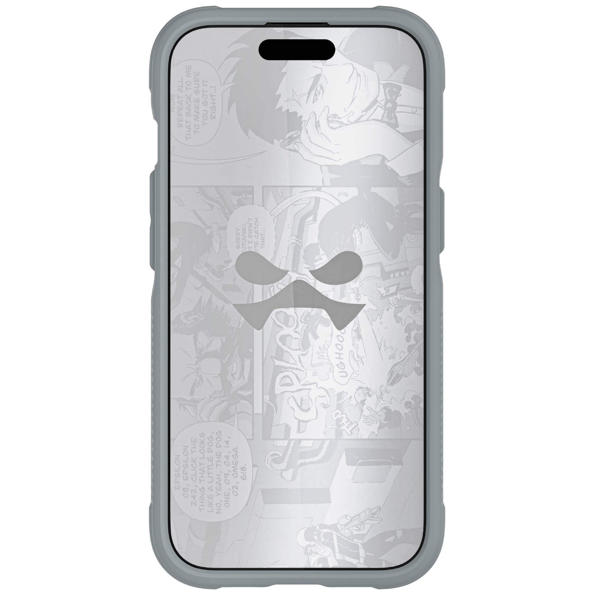 Grey iPhone 15 Plus Phone Case Clear MagSafe