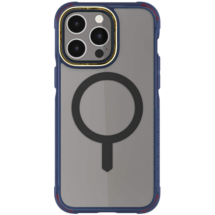 Clear iPhone 15 Pro Max Blue Case MagSafe