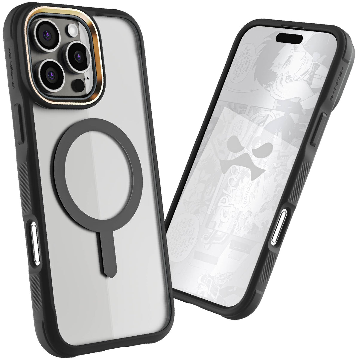 iPhone 16 Pro Max Clear Black Case MagSafe