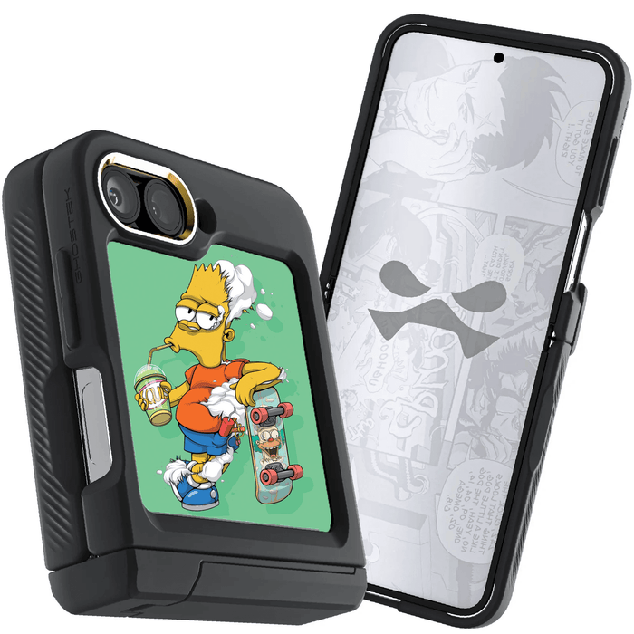 Samsung Galaxy Z Flip 6 DECONSTRUCTED BART by Dhani Barragán Artist Artwork Protective Phone Case Limited Edition Collab Cover