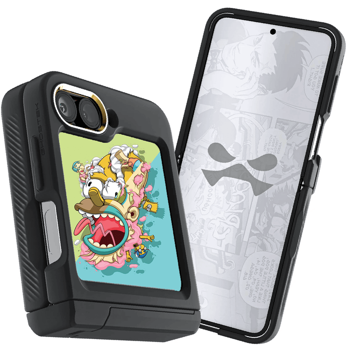 Samsung Galaxy Z Flip 6 DECONSTRUCTED YINYÁNG by Dhani Barragán Artist Artwork Protective Phone Case Limited Edition Collab Cover