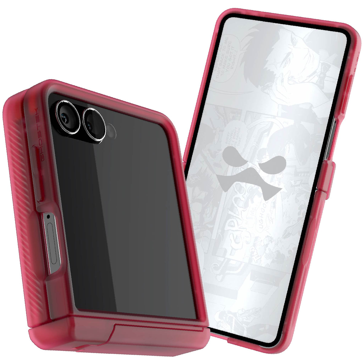 Galaxy Flip7 Case Red Protective Phone Cover Magnetic MagSafe Kickstand