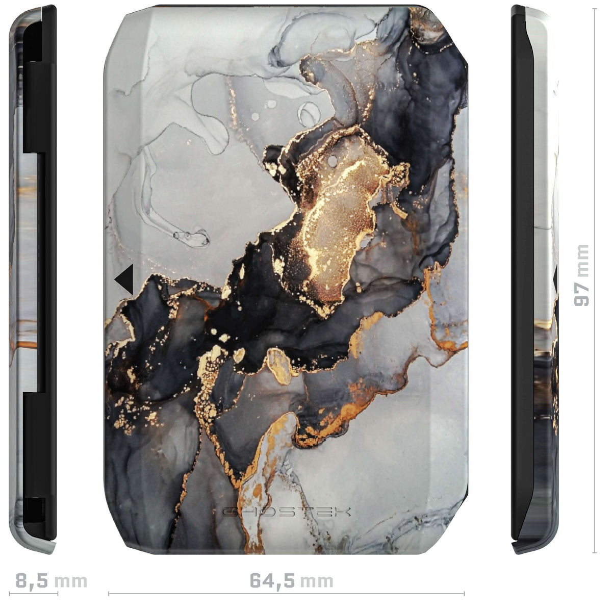 Marble Print MagSafe Wallet Card Holder