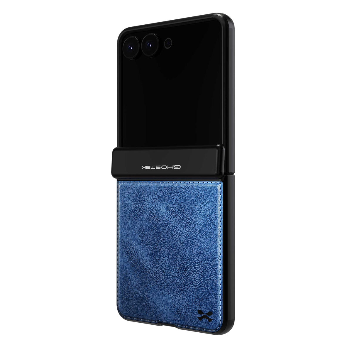 Samsung Galaxy Z Flip 8 Leather Case Blue