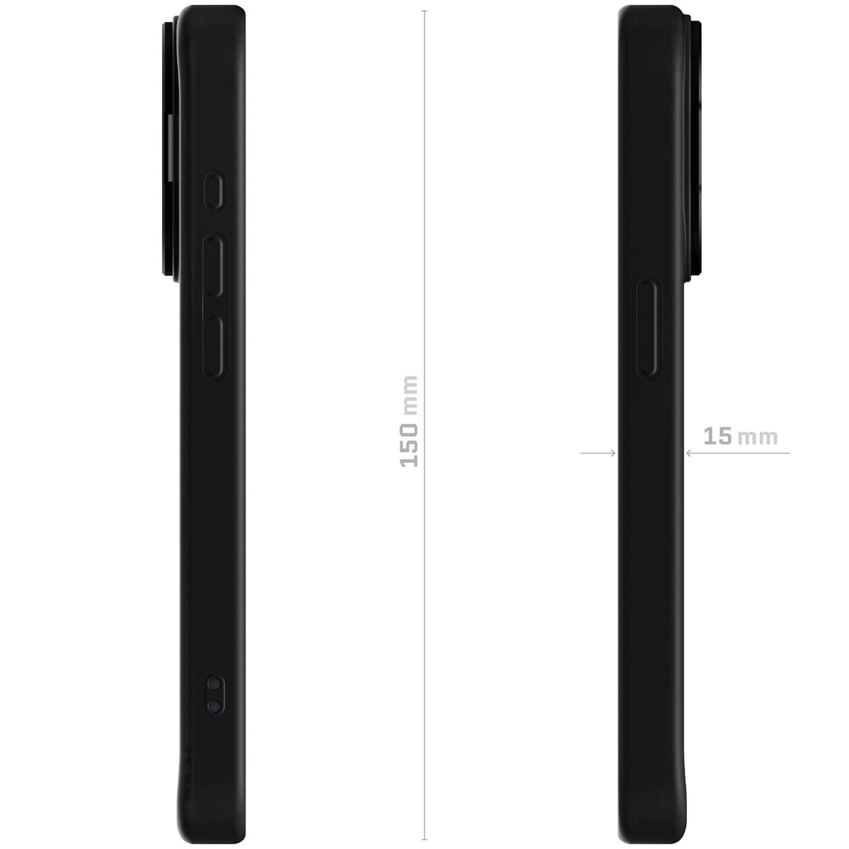 Apple iPhone 15 Pro Camera Stand MagSafe Protective Phone Case Black