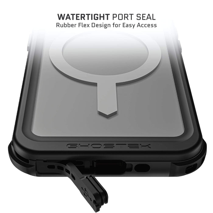 Waterproof iPhone 15 Pro Case with Holster