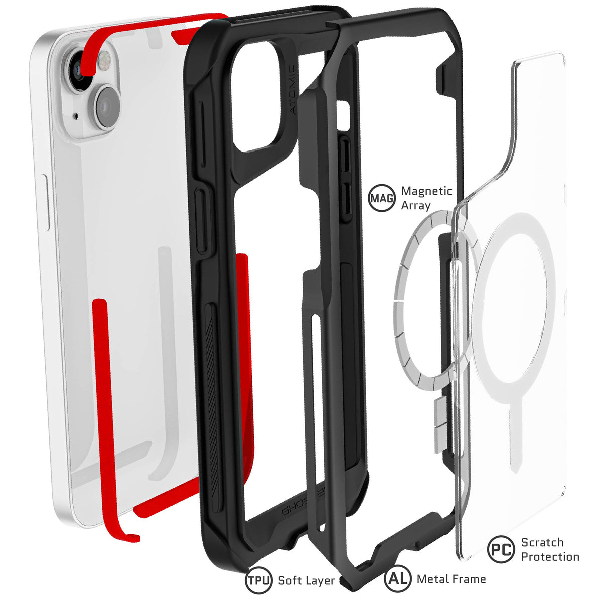 Apple iPhone 14 Plus Phone Case Black MagSafe