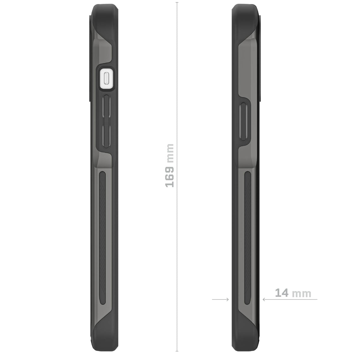 iPhone 14 Plus Case Gunmetal MagSafe