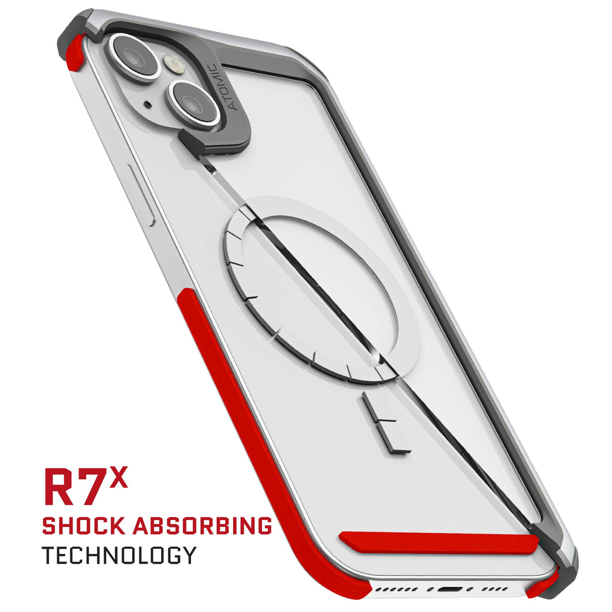 iPhone 14 Plus Phone Case Silver MagSafe