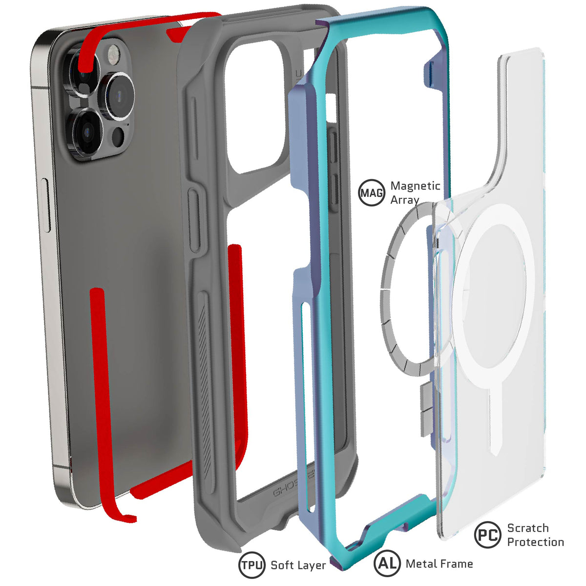 Apple iPhone 14 Pro Case Prismatic MagSafe