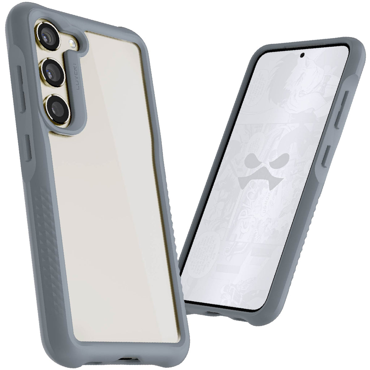 Samsung Galaxy S23 Case Gray Clear