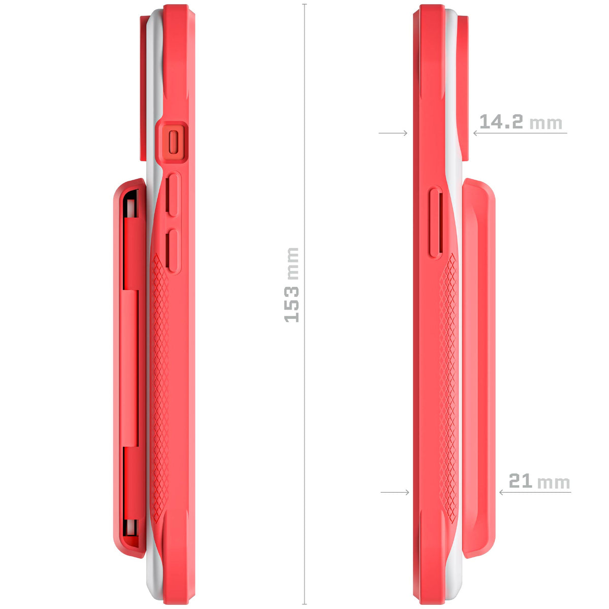 iPhone 14 Pink Case MagSafe Wallet
