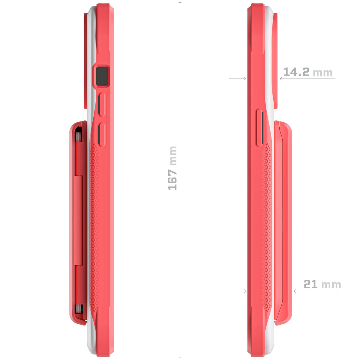 MagSafe Apple iPhone 14 Pro Max Case Wallet Pink