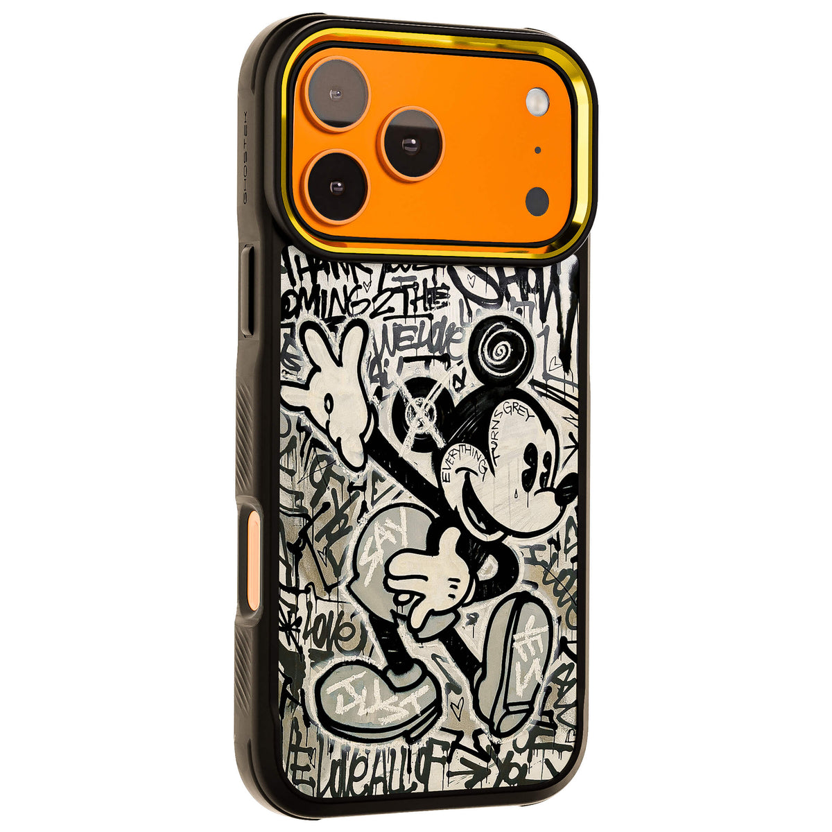 iPhone 18 Pro Max Case Mickey Mouse Everything Turns Grey Collab Artwork Phone Cover MagSafe Doped Out M Artist
