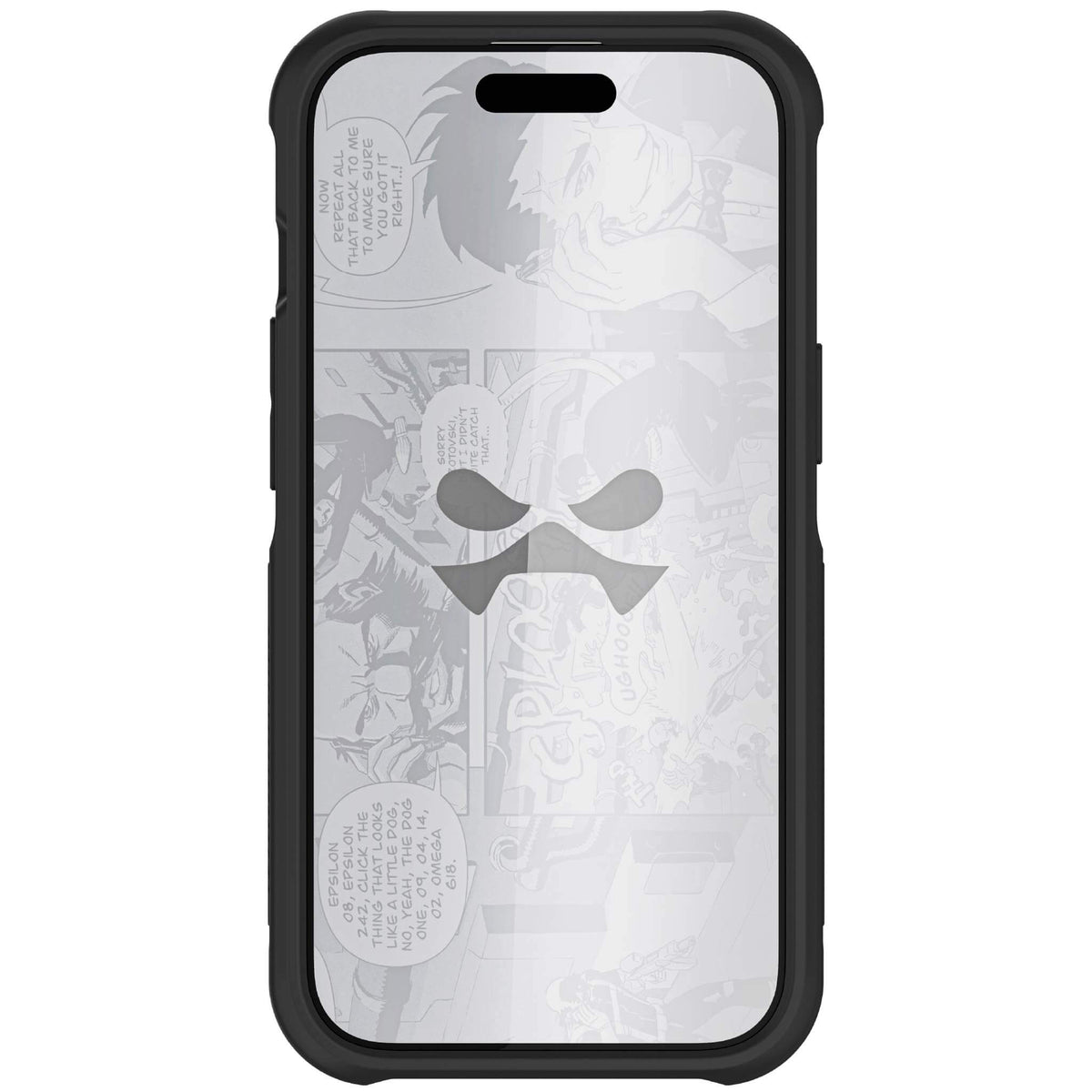 iPhone 15 Clear Phone Case Red