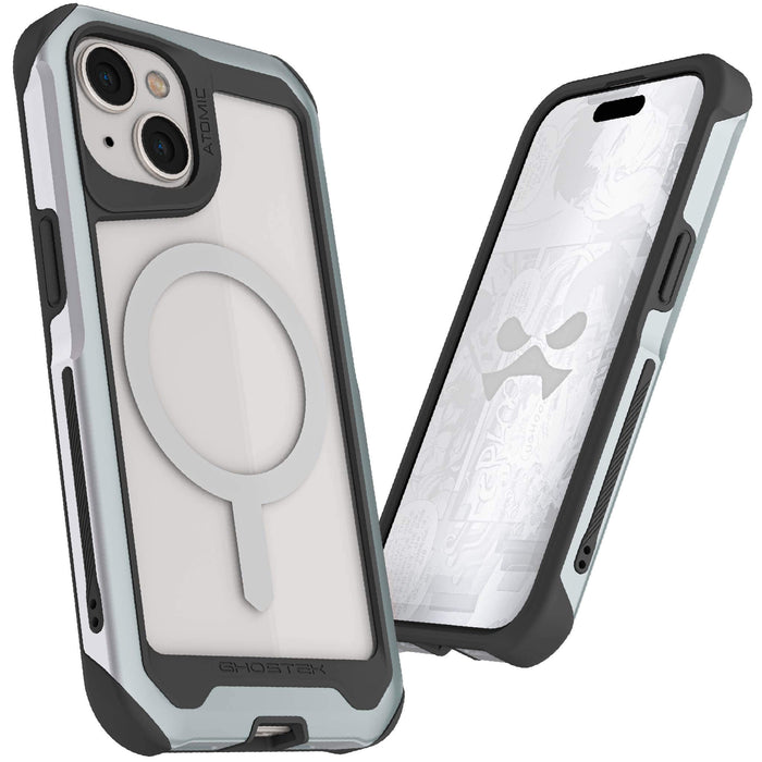 Clear iPhone 15 Case Silver
