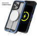 iPhone 16 Pro Max MagSafe Clear Phone Case Blue