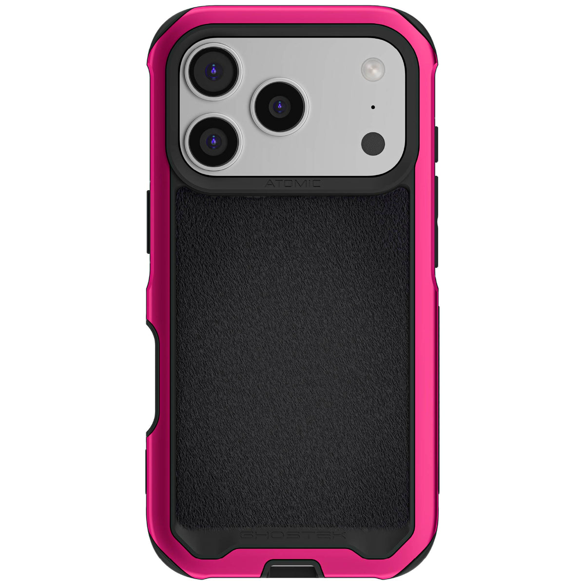 iPhone 18 Pro Case Pink MagSafe Aluminum Metal Bumper Clear Protective Phone Cover