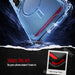 Galaxy S26 Ultra Case Clear Metal MagSafe Red Aramid Carbon Fiber