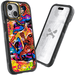 iPhone 15 Spiderman vs Superman - Spraypaint Case Phone Cover