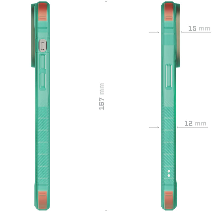 Teal Apple iPhone 15 Pro Phone Case MagSafe
