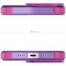 MagSafe Apple iPhone 15 Pro Purple Phone Case Clear Silicone