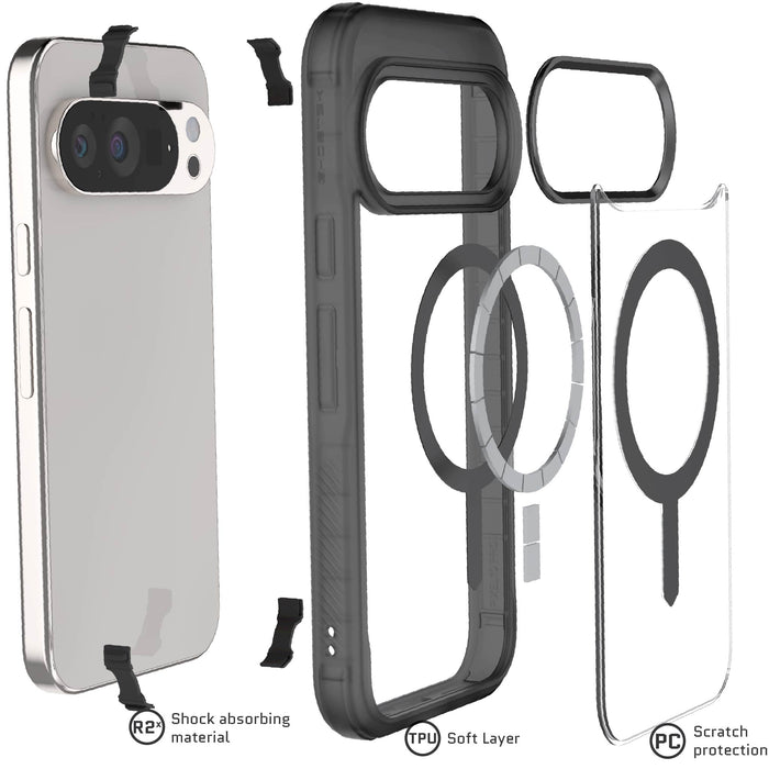 Google Pixel 10 Case MagSafe Smoke Matte MagSafe Magnetic