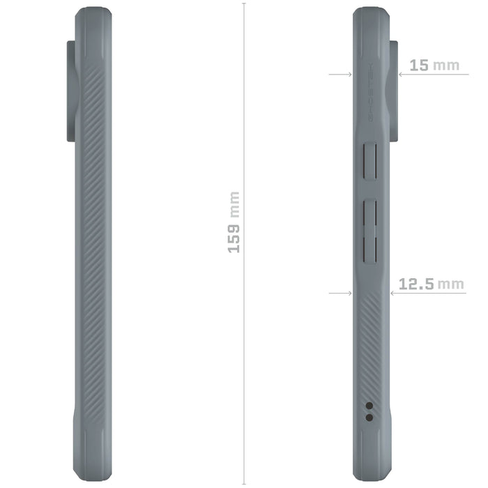 Pixel 10 Phone Case Gray MagSafe Magnetic Clear