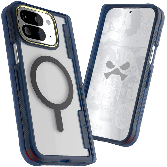 Google Pixel 10 Pro Fold Case Blue Clear MagSafe