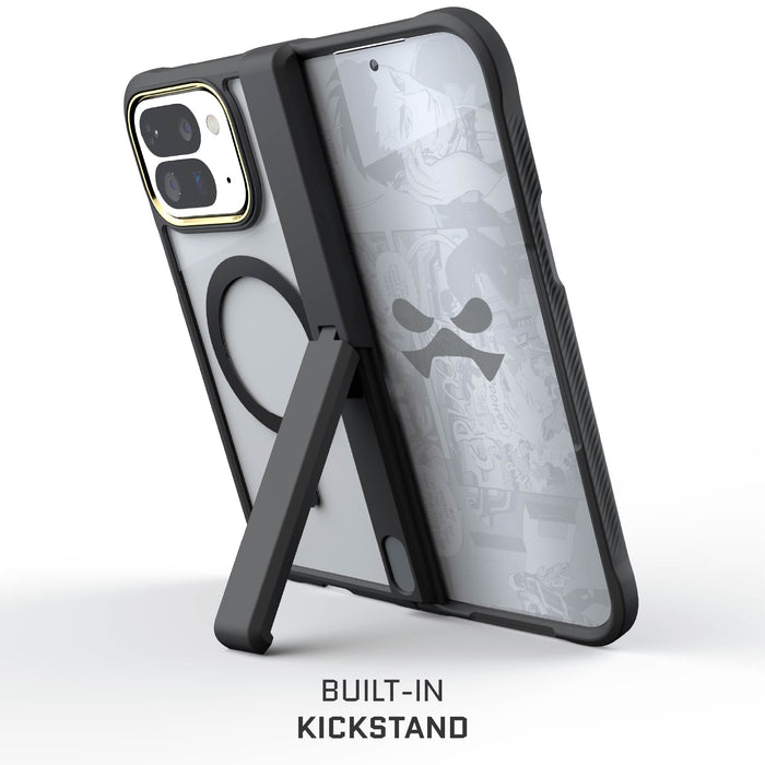 Google Pixel 10 Pro Fold Case Black MagSafe Kickstand Phone Cover