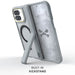 Google Pixel 10 Pro Fold Case Gray Clear MagSafe Magnetic Kickstand Protective Phone Cover