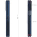 Pixel 10 Pro Fold Case Blue Clear MagSafe Magnetic Kickstand Phone Cover
