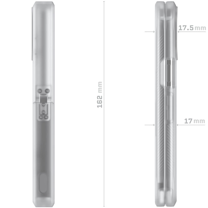 Google Pixel 10 Pro Fold Phone Case Clear Matte MagSafe Magnetic Protective Cover Kickstand