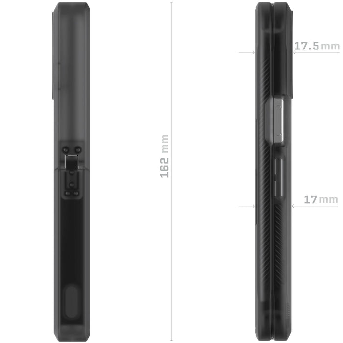 Pixel 10 Pro Fold Phone Case Smoke Clear Matte MagSafe Magnetic Kickstand Protective Phone Cover