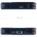 Pixel 10 Pro Fold Case Blue Clear MagSafe Magnetic Kickstand Cover