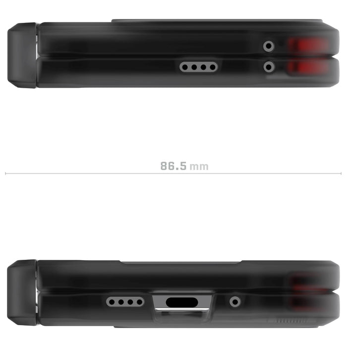 Pixel 10 Pro Fold Case Smoke Clear MagSafe Magnetic Kickstand Cover