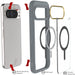 Pixel 10 Pro XL Case Grey MagSafe Clear Protective Phone Cover Magnetic