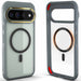 Google Pixel 11 Pro XL Case Clear Gray MagSafe Magnetic Ring Protective Cover