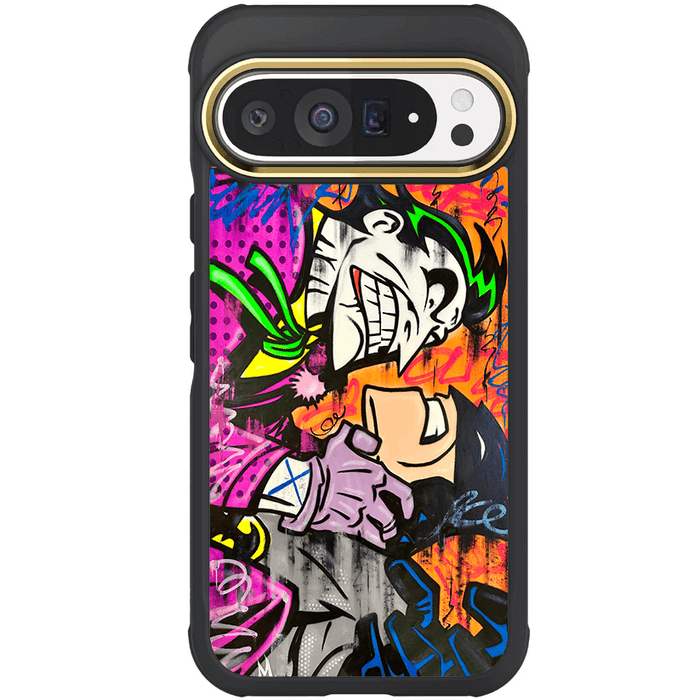 Pixel 9 Pro XL Joker vs Batman - Spraypaint Case Phone Cover