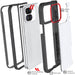 Pixel 9 Pro Fold Phone Case Clear Smoke Hinge Cover Kickstand