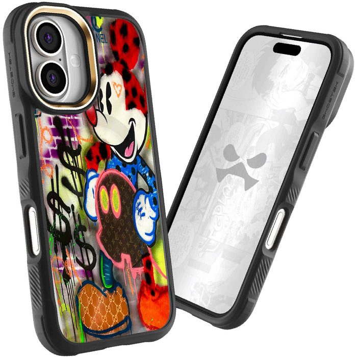 iPhone 16 Mickey Mouse Plush Fashion Case