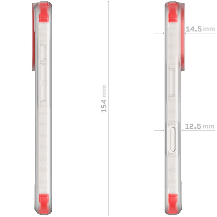 Apple iPhone 16 Clear Protective Phone Case MagSafe Magnetic